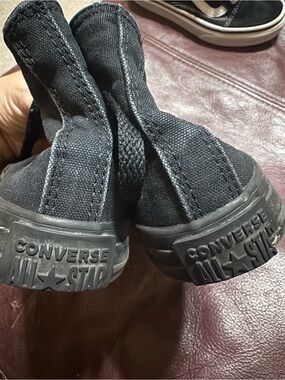 Converse Black Canvas Slip-On All Star Sneakers